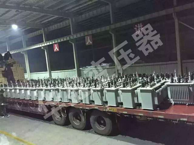 甘孜非晶合金变压器发货现场